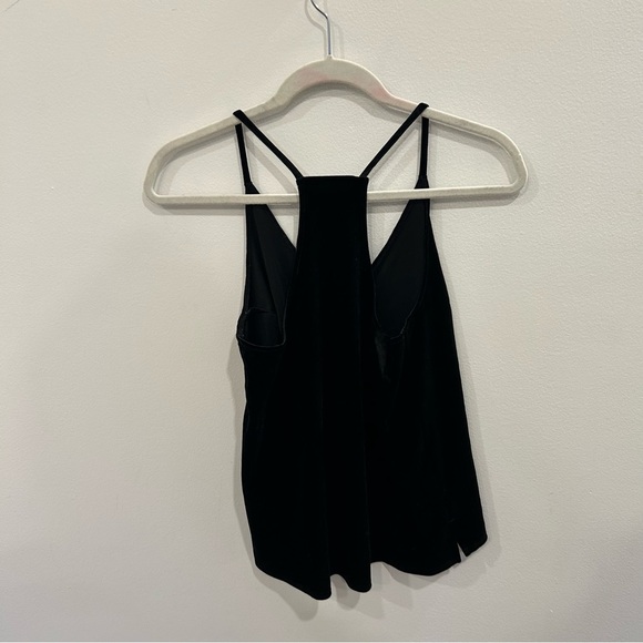 Cute Black Abercrombie & Fitch velvet Top - Picture 3 of 4